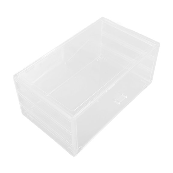 HEMOTON Worgeous 1 Set Desktop Storage Case Clear Drawer Home Organizer Lab Storage Holder