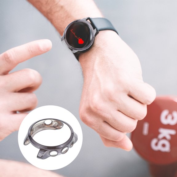 HEMOTON Wrist Electroplating Protective Shell Watch Guard Watch Charging Man Grey