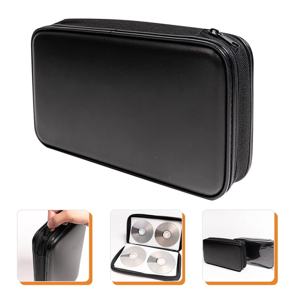 SOPOTUTU dvd storage case Cd Case Nylon Tear-resistant Users needing disc storage Travel 1Pack