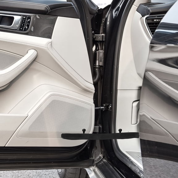 DEEPCRAFF 1Pair Vehicle Door Limiter Strap Black Car Door Safety Accessory with Zipper