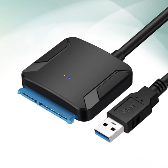 HEMOTON to USB Converter Cable External Hard Disk Universal Adapter Data Transfer Converter for 2.5 Inch Hard Drive (Black)