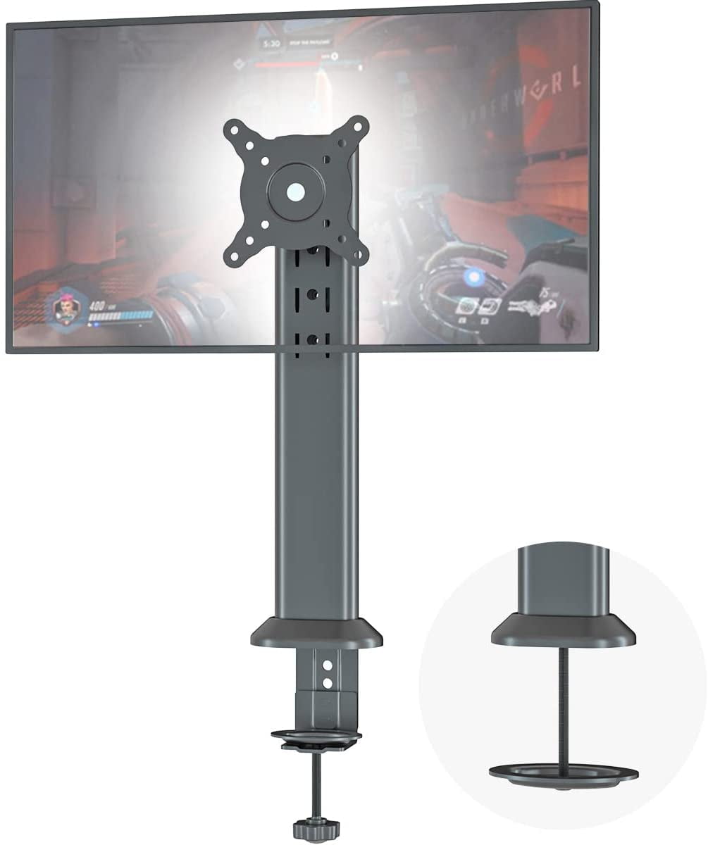 HEMUDU Single Desk Monitor Arm Mount Stand Fit for 13 inch to 34 inch