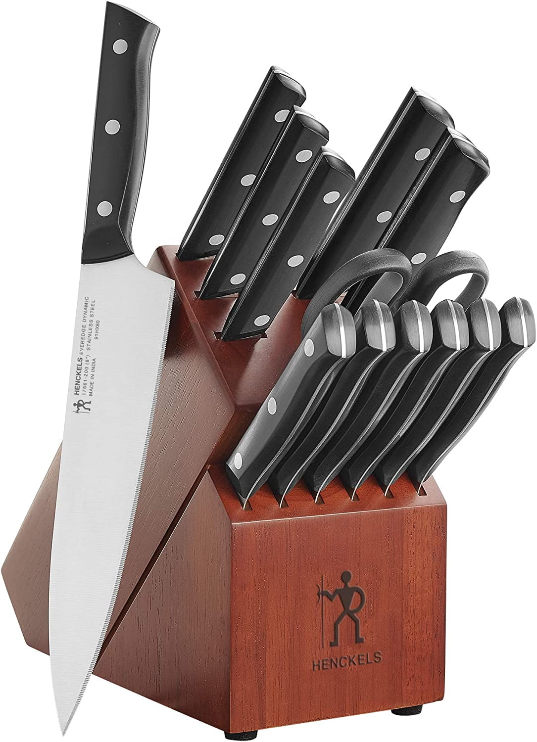 HENCKELS Everedge Dynamic RazorSharp 14Piece Knife Set with Block