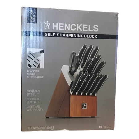 HENCKELS Forged Contour 14-pc Self-Sharpening Knife Block Set