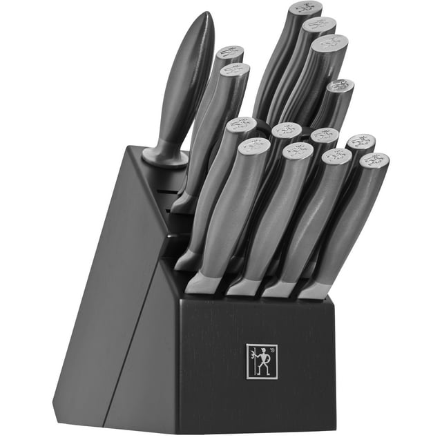 HENCKELS Graphite Stainless Steel 17-Piece Knife Block Set