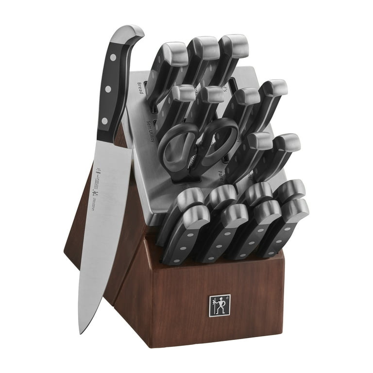 Restaurantware Sensei 4.3 x 8.8 Inch Round Knife Block, 1 Round Slotted  Knife Holder - Soft Touch, Holds 9 Knives, Black Plastic Universal Knife