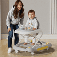 thumbnail image 1 of HENG Co. 6-in-1 Multifunctional Baby Walker, Foldable Push Walker with Musical Activity Station, 6-24 Months, Gray, 1 of 10
