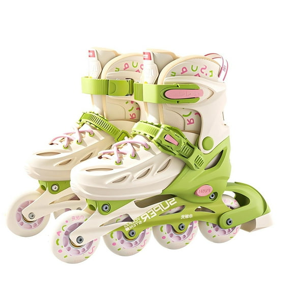 HENG Co. Performance Roller Skates for Kids & Adults - Premium PU Wheels, Adjustable High-Top Design for Indoor Outdoor Skating