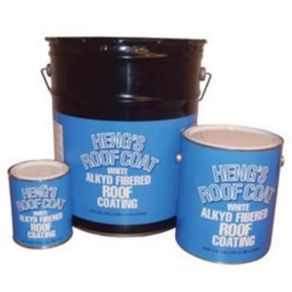 HENG IND 431284 Alkyd Roof Coating- Aluminum fibered - 1 Gal.