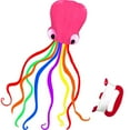 thumbnail image 1 of HENGDA KITE 196" Pink Octopus Software Kite for Children and Adults Polyester Materials, 1 of 5