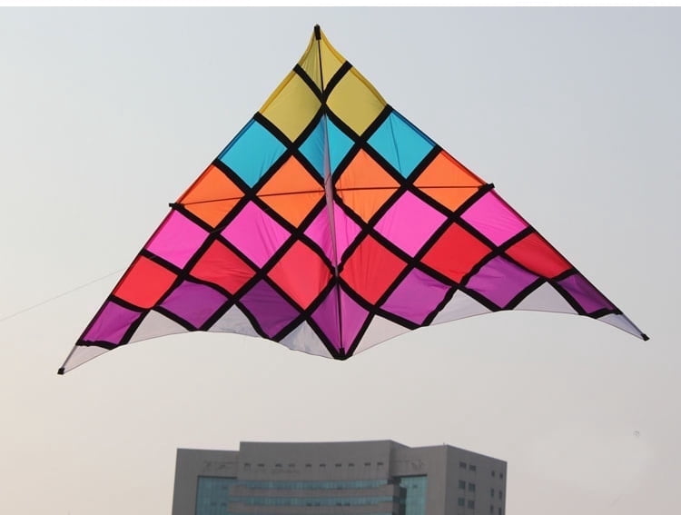 HENGDA KITE for Adult Clourful Block Large Kite Outside Sports Toy  Polyester