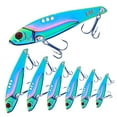 thumbnail image 1 of HENGJIA Blade Bait Fishing Spoon Lures, 6PCS Hard Metal Blade Baits Lipless Crankbait VIB Lures for Bass Walleye Trout Swimbait Freshwater Saltwater Fishing Lures, 1 of 12