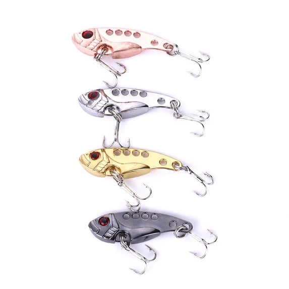 HENGJIA Blade Bait, Walleye Fishing Lures Metal Blade Baits for Bass Trout Walleye Saltwater Freshwater