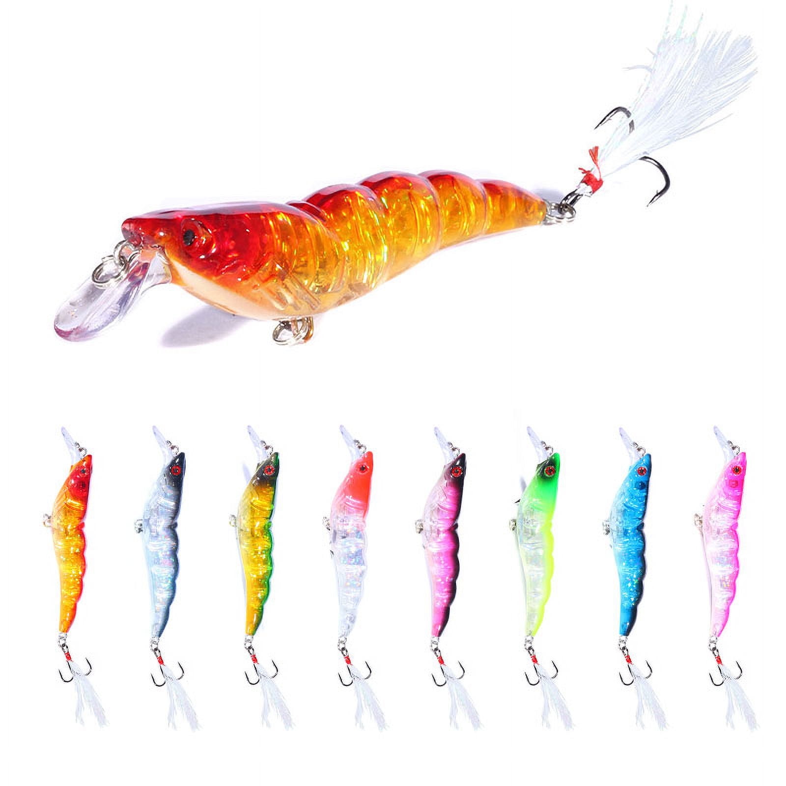 HENGJIA Fishing Lures Large Hard Bait Minnow VIB Lure with Treble Hook Life-Like Swimbait Fishing Bait Popper Crankbait Sinking Lure for Trout Bass Walleye Redfish