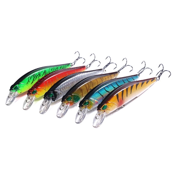 HENGJIA Fishing Lures Large Hard Bait Minnow VIB Lure with Treble Hook Life-Like Swimbait Fishing Bait Popper Crankbait Sinking Lure for Trout Bass Walleye Redfish