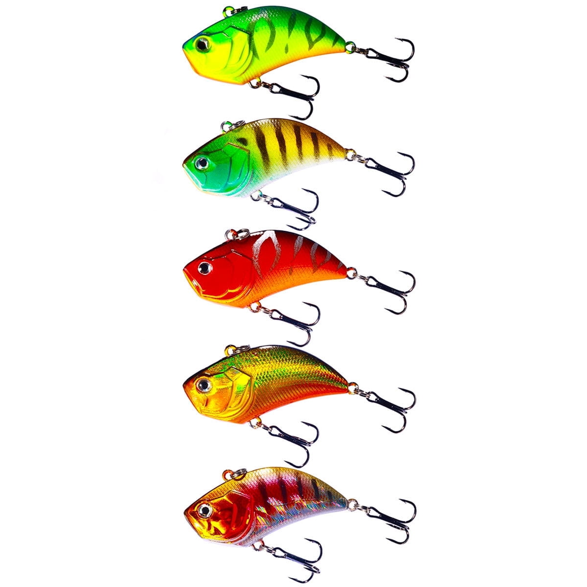 HENGJIA Fishing Lures, Lipless Crankbaits Long Casting Distance Sinking Lure Hard Bait Minnow VIB Fishing Lure for Trout Walleye Redfish Freshwater or Saltwater