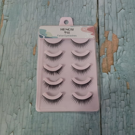 HENGSI false eyelashes, Natural Wispy Layered Lash Design