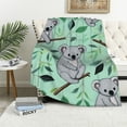 thumbnail image 1 of HENGT  Animal Koala Throws Blanket for Kid Boy Girls Gifts Flannel Soft Plush Lightweight Couch Sofa Decorative, 1 of 6