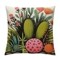 thumbnail image 1 of HENGT  Cactus Decorative Throw Pillow Covers Tropical Plantsquare Pillow Cases Summer Decorations Outdoor Sofa Couch Home Bed Decor Cushion, 1 of 5