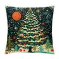 thumbnail image 1 of HENGT  Christmas Pillow Covers ,Christmas Pillow Cases,Holiday Seasonal Pillow Covers,Winter Decorations for Home,Pink Christmas Decorations,Merry and Bright Christmas Tree Pillow Covers, 1 of 5