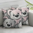 thumbnail image 1 of HENGT Cute Cartoon Koala Print Throw Pillow Covers Decorative Throw Pillows for Couch Sofa Bed Throw Pillow Cover Cushion Covers Pillowcases for Holiday Decorative 2pcs, 1 of 6