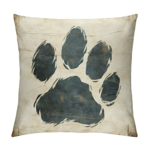 HENGT Dog Paw Pillow Covers Dog Lover Gifts,Dog Throw Pillow Case,Dog Owner Gifts,Dog Decor,Dog Decorations for The Home,Dog Room Decor