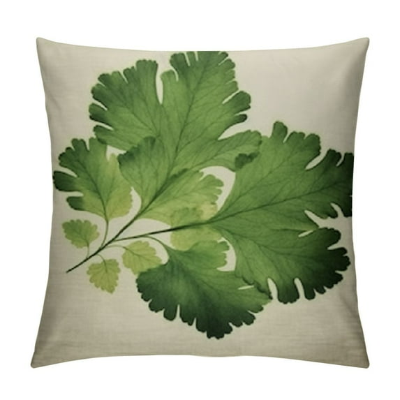 HENGT Green Plant Throw Pillow Covers Decorative Green Succulent Leaves Square Pillow Cases Farmhouse Spring Green Plants Cushion Covers for Sofa Couch Home Decoration