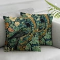 thumbnail image 1 of HENGT Greenery Forest Animals Pheasant Green Floral Throw Pillow Covers Aesthetic Pillow  Decorative Pillowcase Home Decor Living Room Cushion Case for Bed Sofa Couch 2pcs, 1 of 6