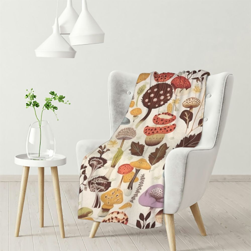 Cute Raccoon Throw Blanket - Super Soft Flannel Plush Blanket, 80x60 Inches, All-Season Warmth For Couch, Bed, Car