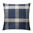HENGT Spring Navy Blue and White Buffalo Check Throw Pillows Cover