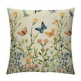 thumbnail image 1 of HENGT  Spring Wildflowers Throw Pillow CoversFlower Holiday Cushion Case Decoration for Sofa Couch, 1 of 5