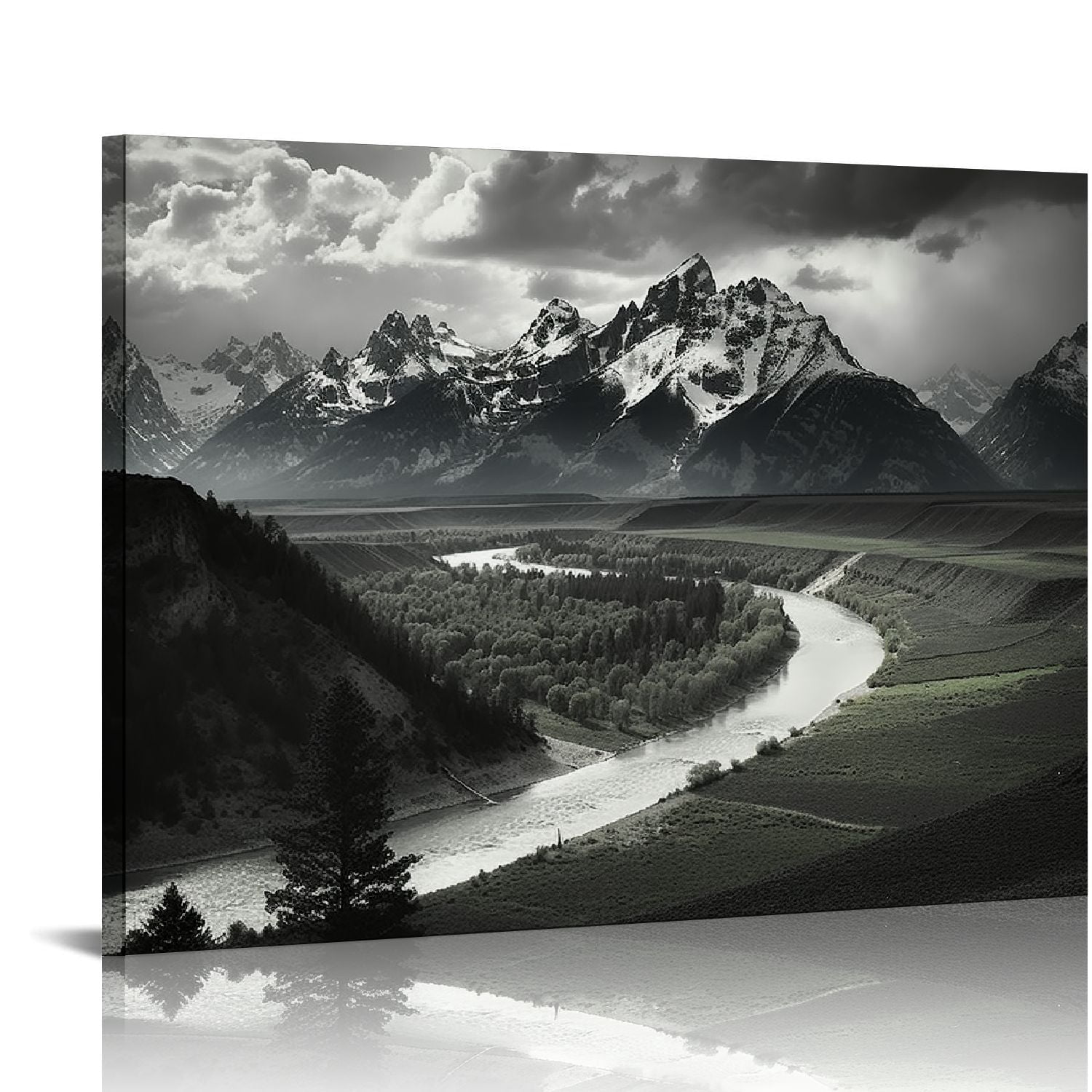 HENGT The Tetons - - Grand Teton National Park - Canvas Art Print Wall ...