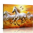 thumbnail image 1 of HENGT Wall Art horse pictures wall decor Seven Lucky Running Wild Horses horse wall poster Canvas Poster Wall Art Decor Print Picture Paintings for Living Room Bedroom Decoration, 1 of 4