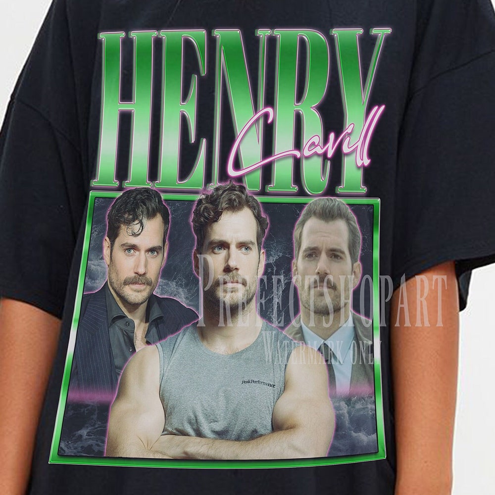 HENRY CAVILL Vintage Shirt, Henry Cavill Homage Tshirt, Henry Cavill ...