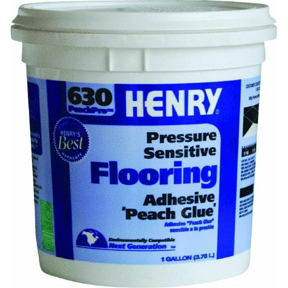 Henry Adhesives Floor Adhesive H630 Pressure Sensitive - 1 Gal, Orange