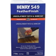 HENRY adhesives Henry, WW Company 12163 549 Feather Finish Coat, 7 lb Fur k   Residential Use, Standard Application