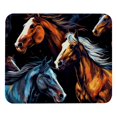HEOEH Comfortable Mouse Pad Cool Running Horse Desktop Mousepad , 8.3 x
