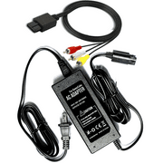 HEORLD AC Power Supply and AV Cable for Gamecube, AC Power Supply Adapter for Gamecube NGC System,Power Cord Compatible Nintendo Gamecube Console