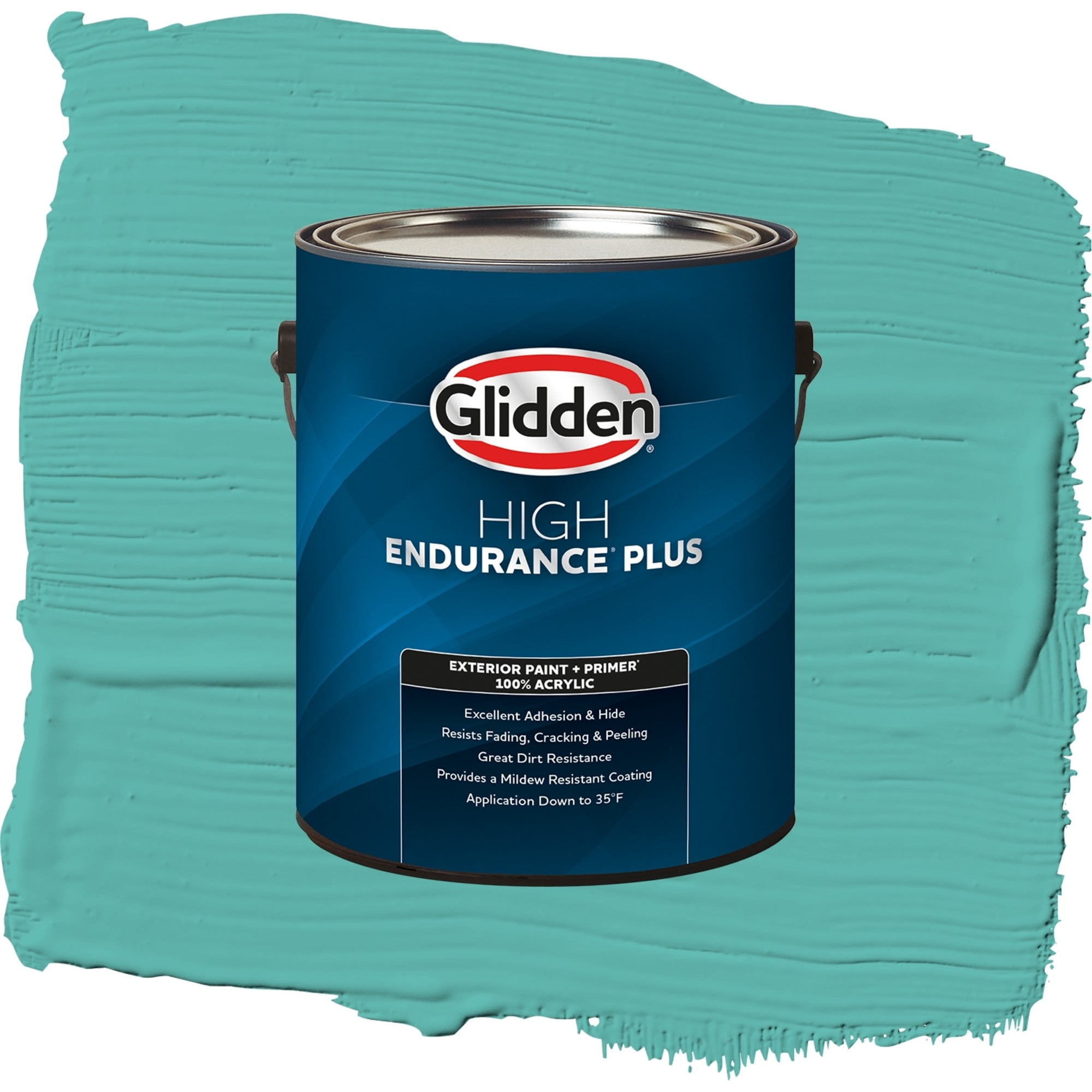 Glidden High Endurance Plus Artesian Well Flat Exterior Paint and Primer, 1 Gallon