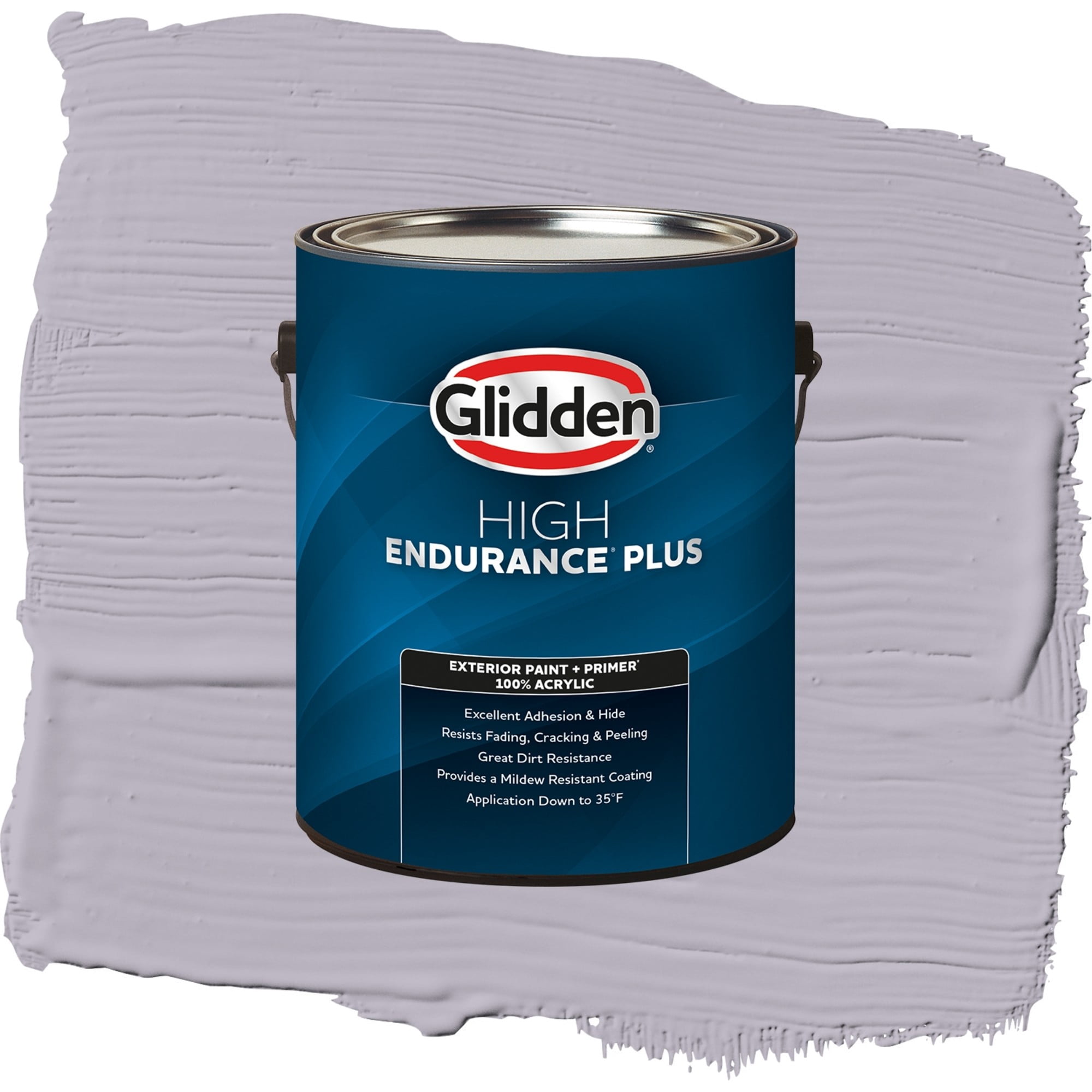 Glidden High Endurance Plus Ash Grove Flat Exterior Paint and Primer, 1 Gallon