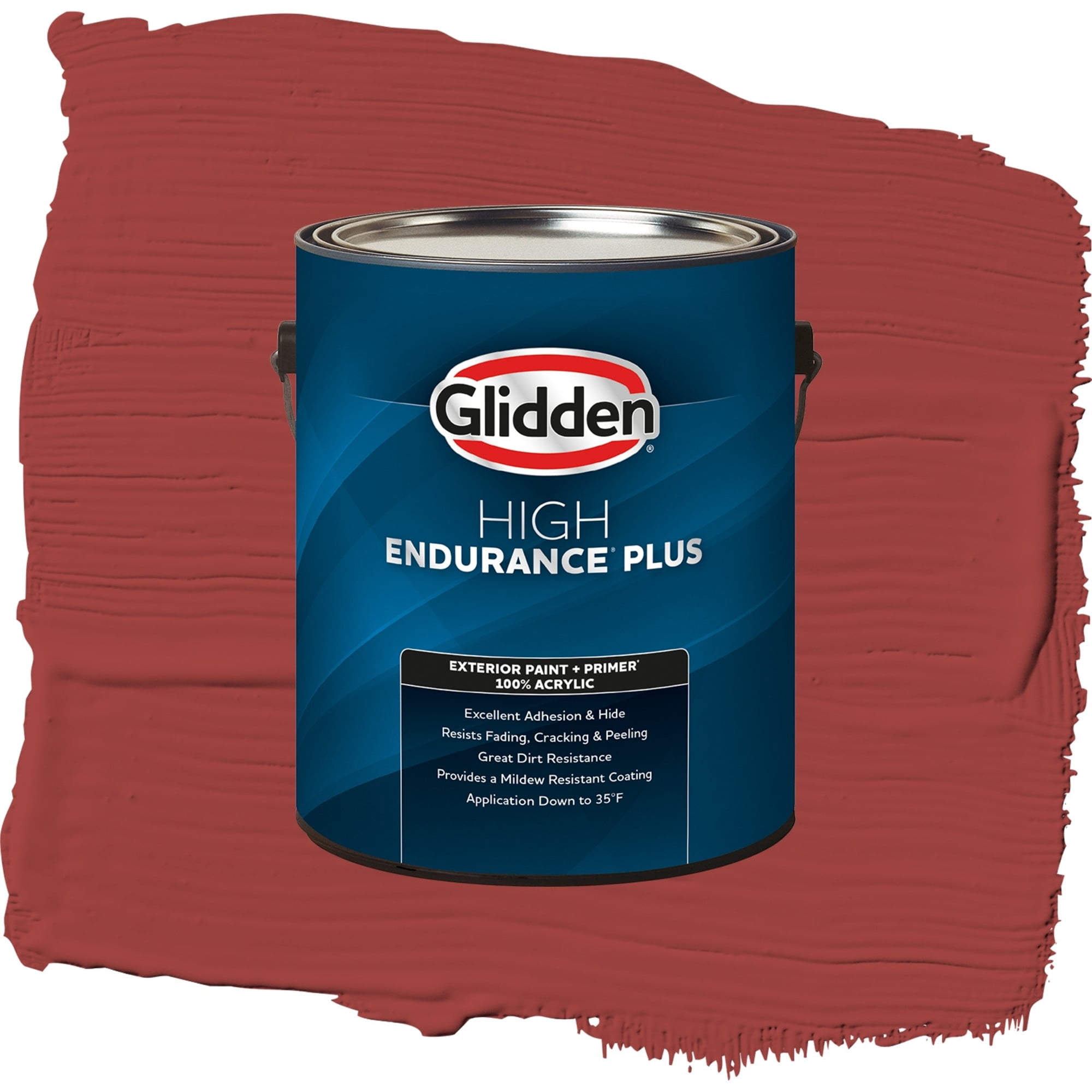 Glidden High Endurance Plus Autumn Ridge Semi Gloss Exterior Paint and Primer, 1 Gallon