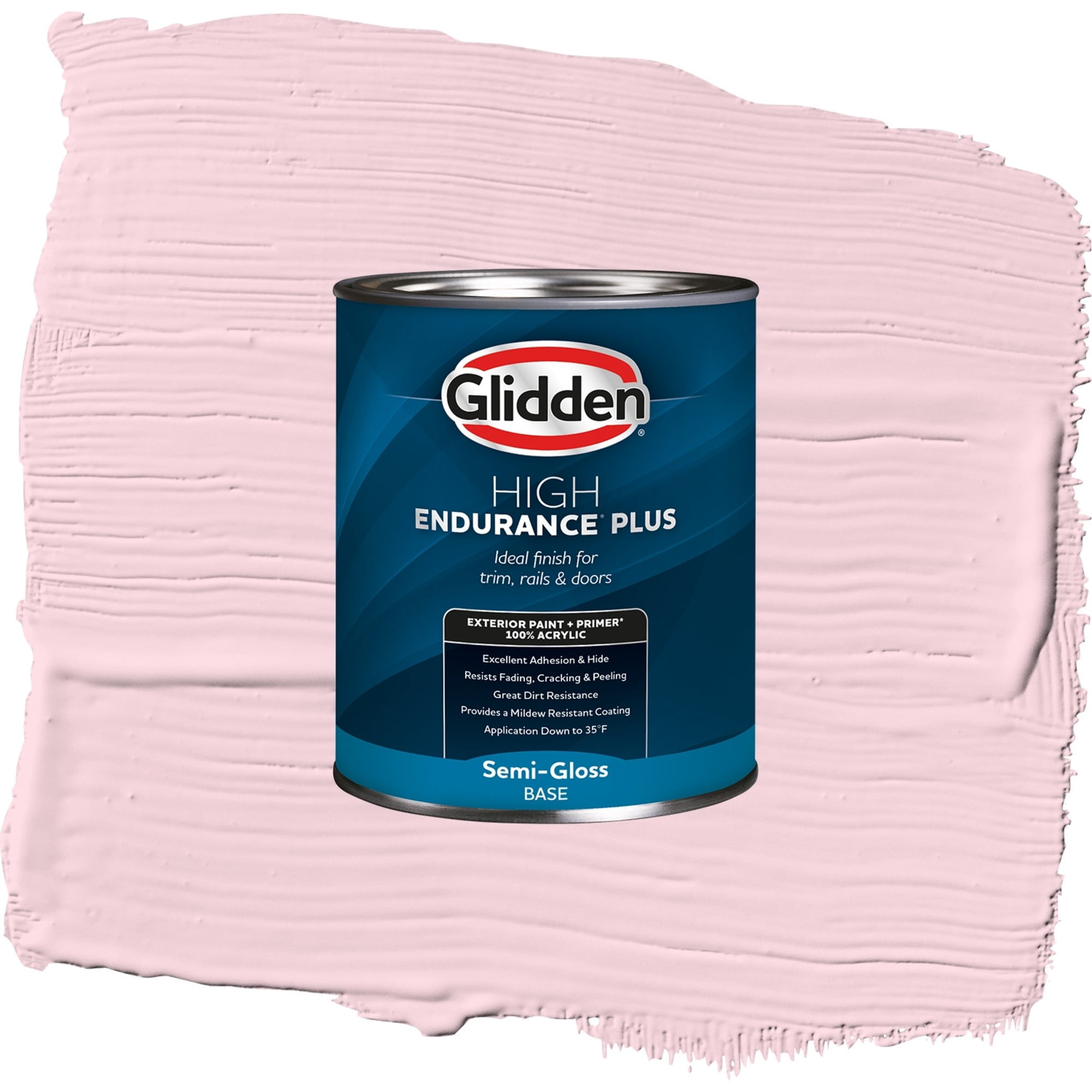 Glidden High Endurance Plus Beauteous Satin Exterior Paint and Primer, 1 Quart