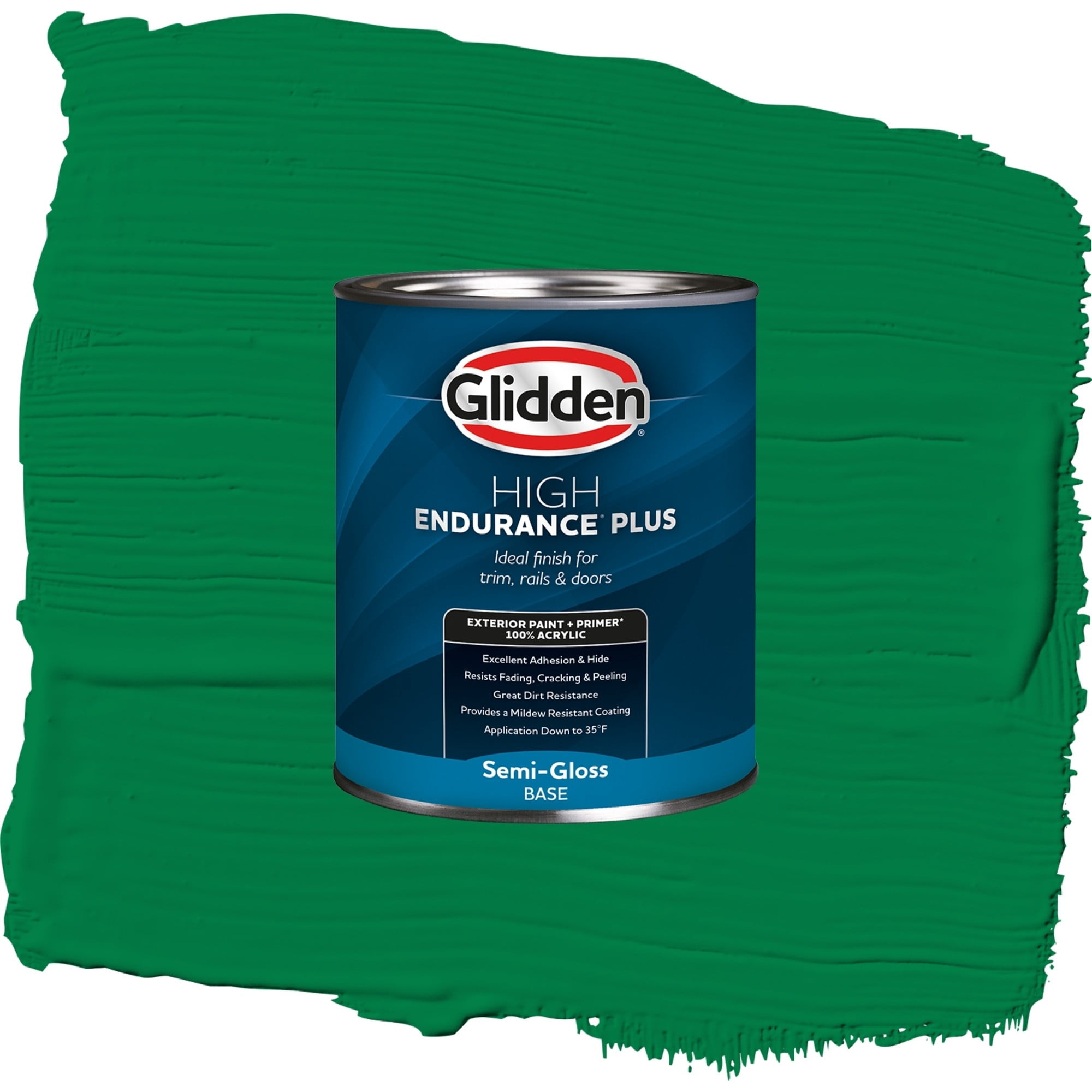 Glidden High Endurance Plus Blarney Stone Semi Gloss Exterior Paint and Primer, 1 Quart