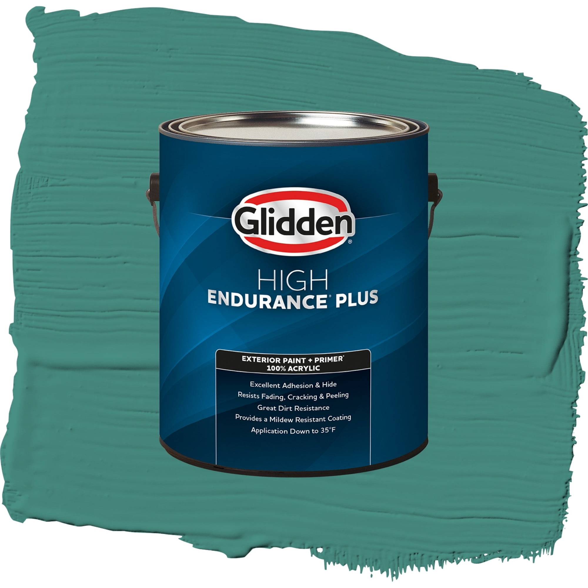 Glidden High Endurance Plus Carlisle Semi Gloss Exterior Paint and Primer, 1 Gallon