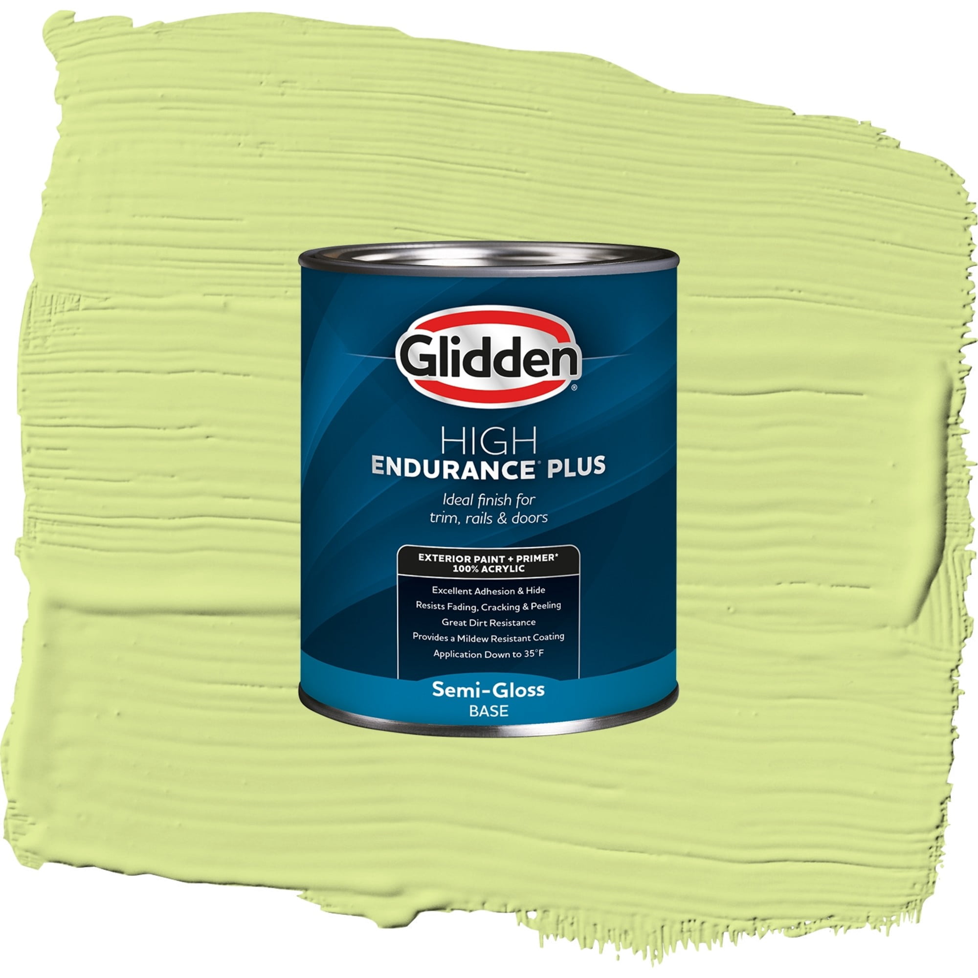 Glidden High Endurance Plus Charming Semi Gloss Exterior Paint and Primer, 1 Quart