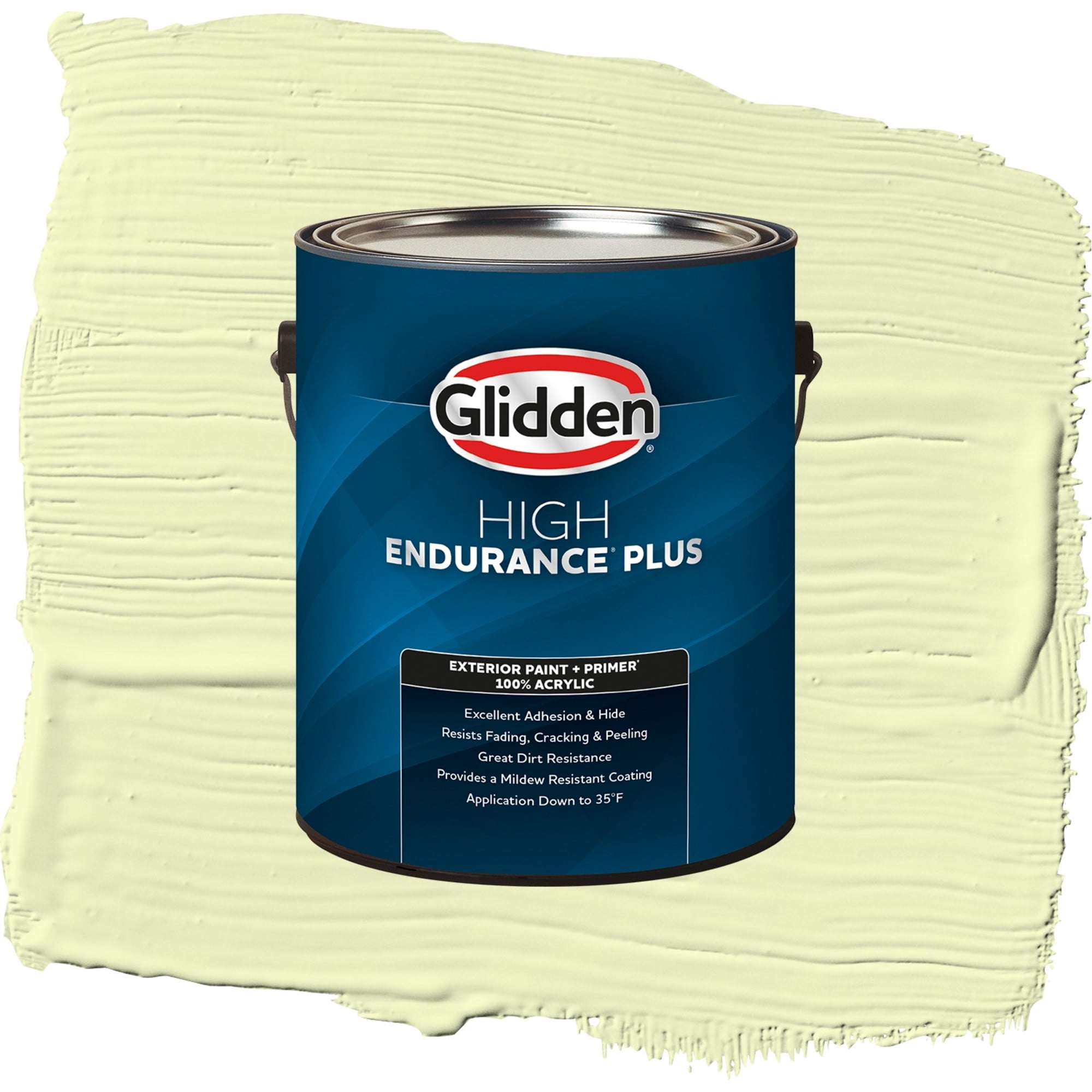 Glidden High Endurance Plus Delicate Daisy Flat Exterior Paint and Primer, 1 Gallon