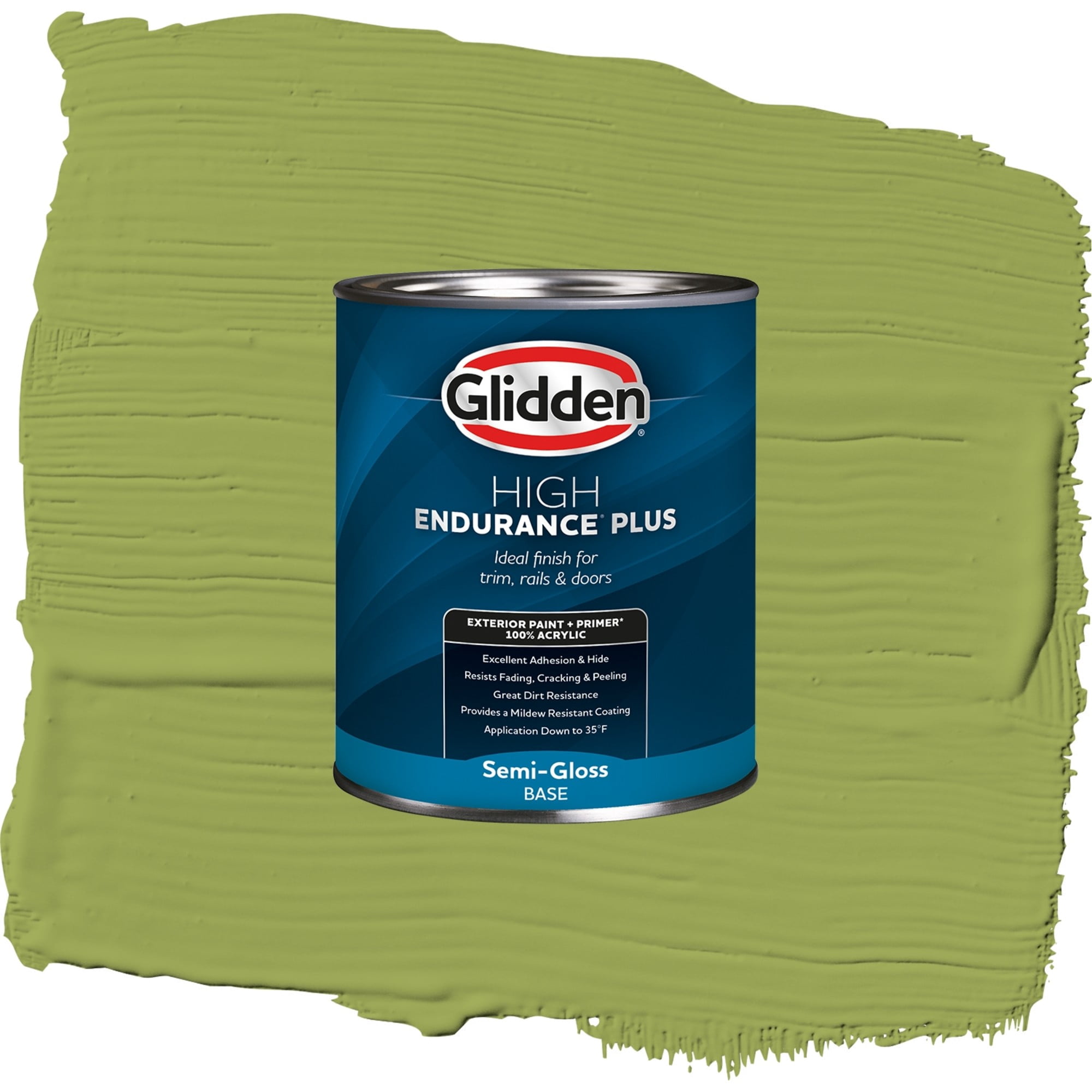 Glidden High Endurance Plus Do Not Disturb Semi Gloss Exterior Paint and Primer, 1 Quart