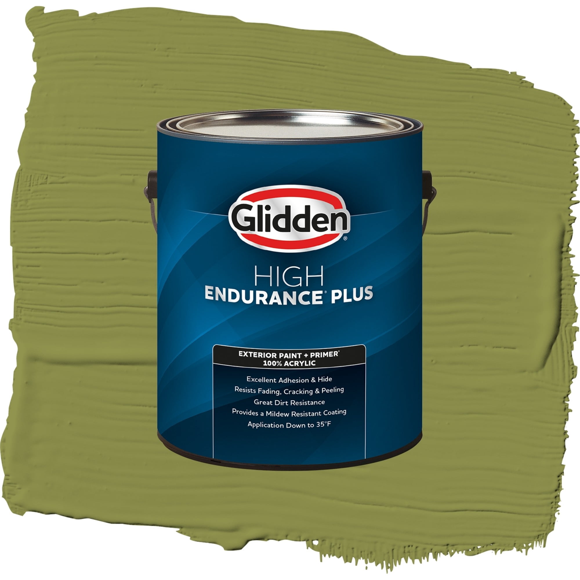 Glidden High Endurance Plus Enough Is Enough Flat Exterior Paint and Primer, 1 Gallon
