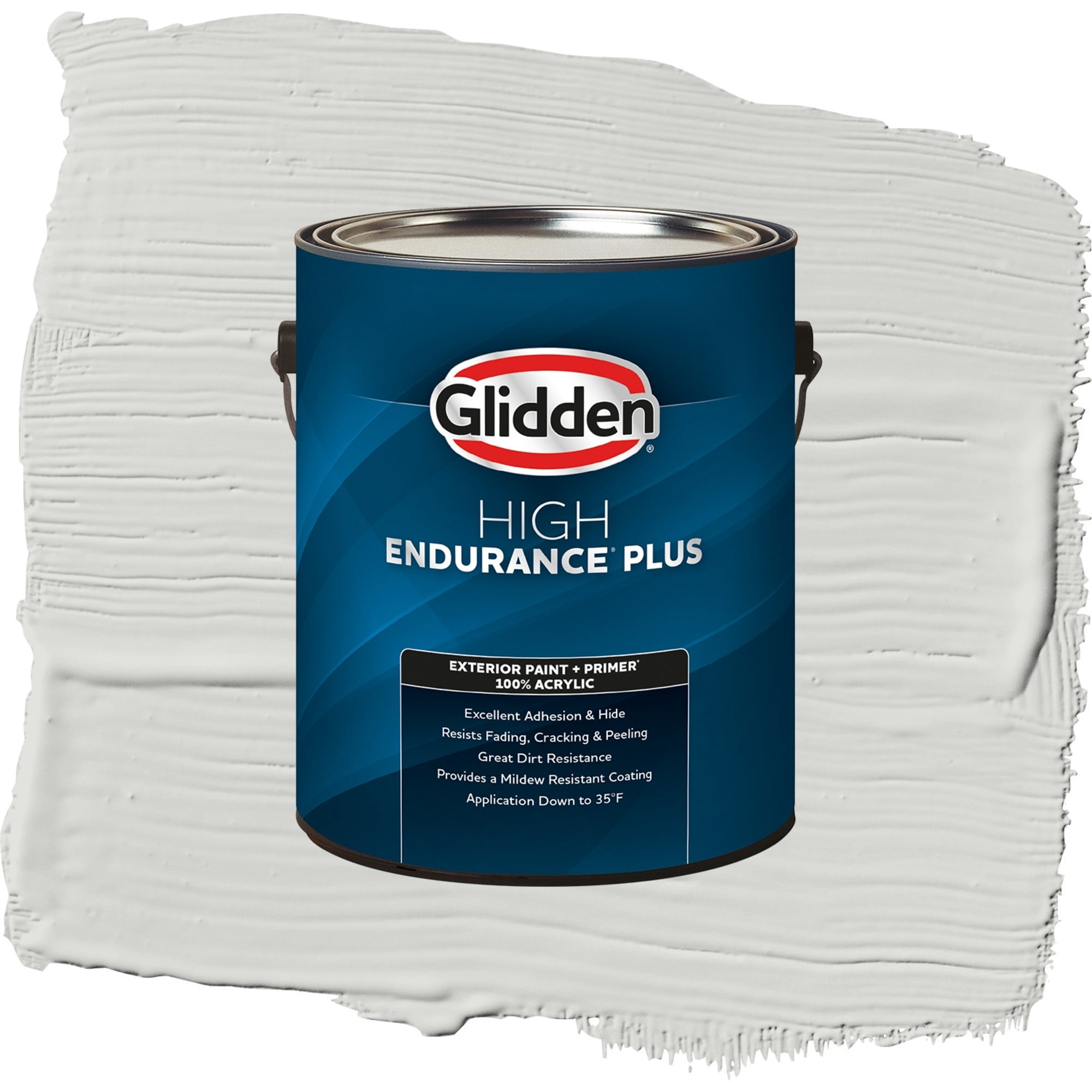 Glidden High Endurance Plus Fog Semi Gloss Exterior Paint and Primer, 1 Gallon
