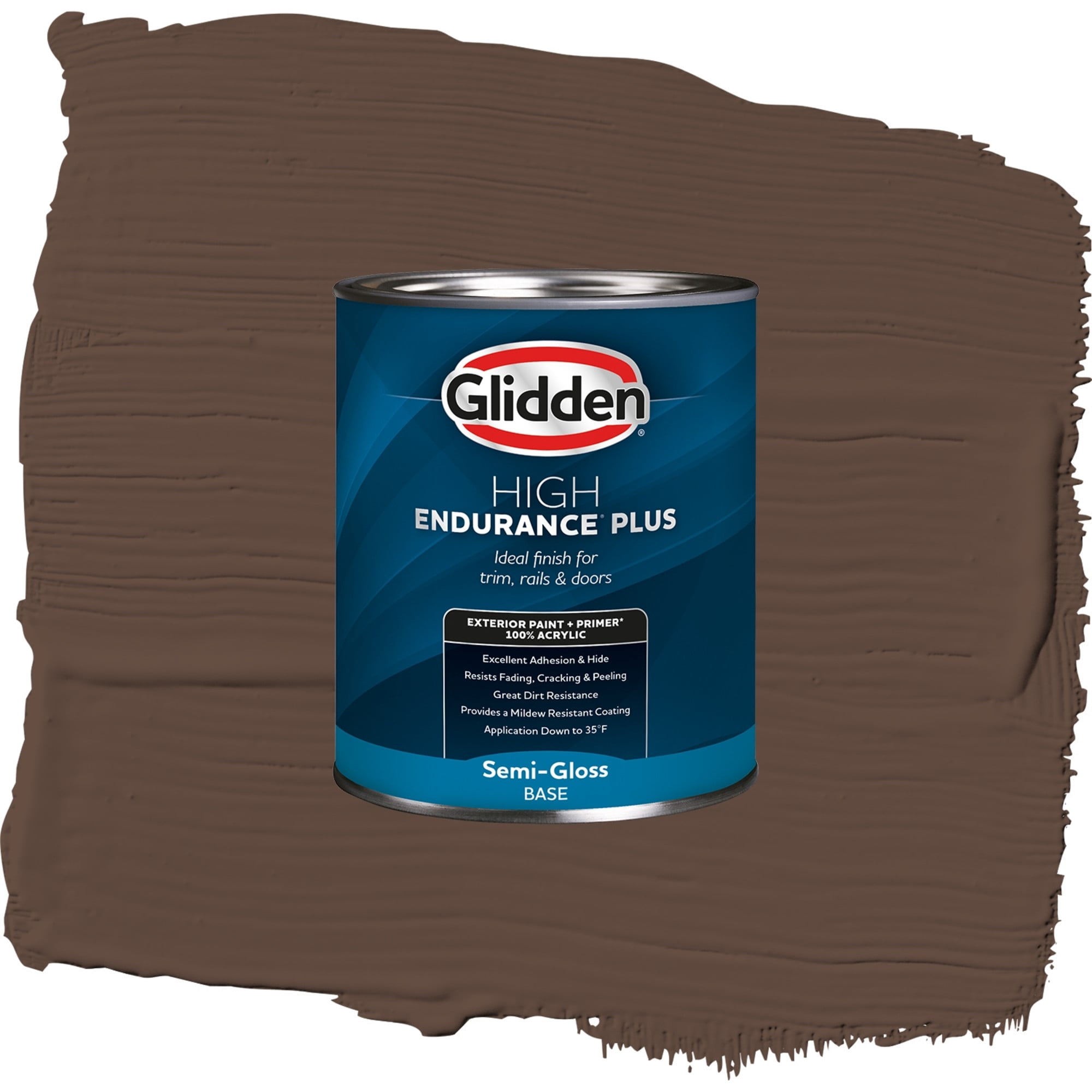 HEP Fudge Truffle Exterior Paint + Primer Satin , 1 Quart